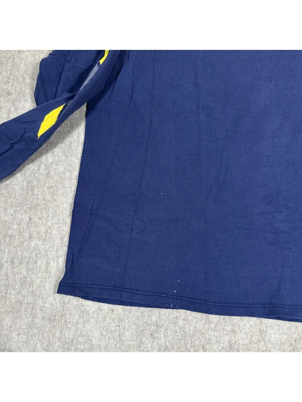 Vintage Adidas T-Shirt XXL? Chest Logo Long Sleeve Men's Navy Blue Y2K